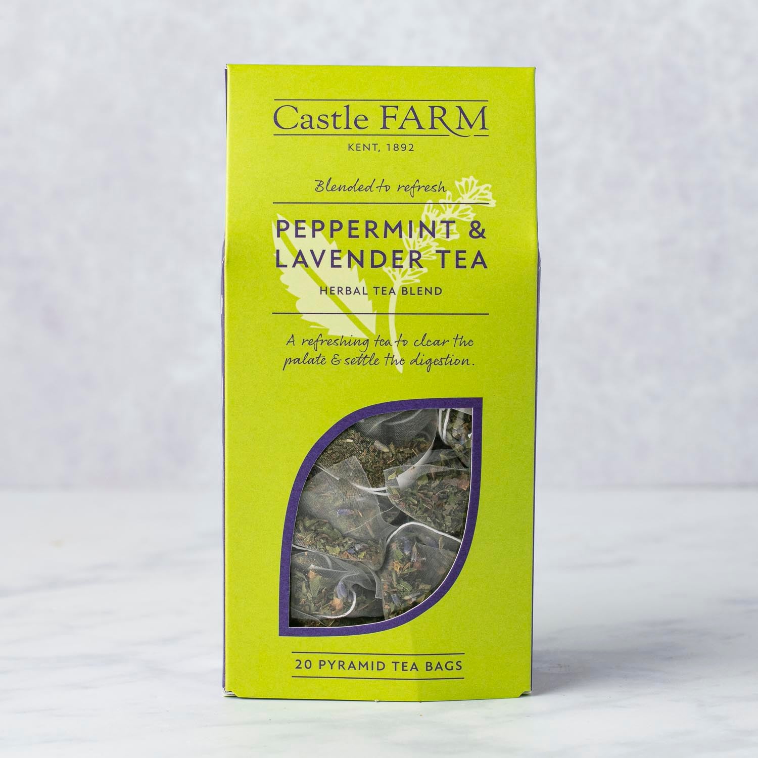 PEPPERMINT & LAVENDER - 20 TEA BAGS