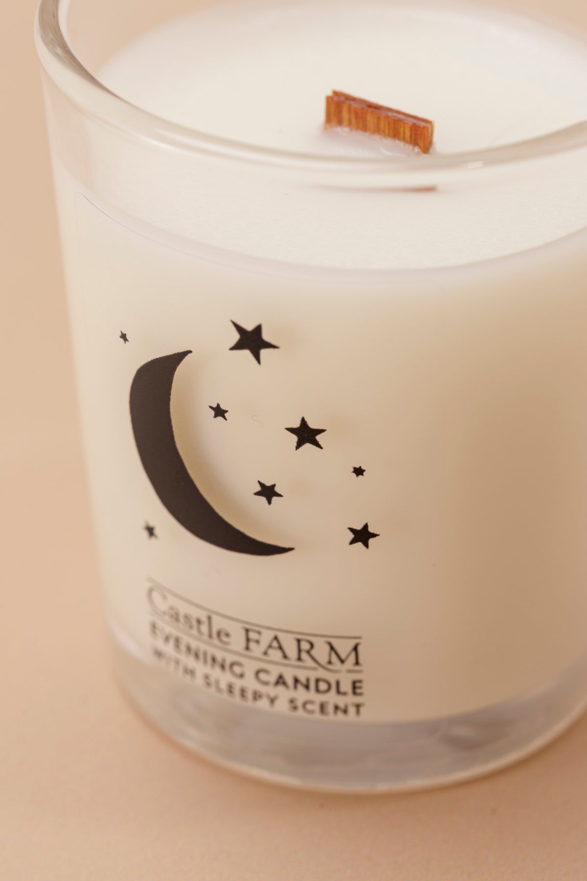 Evening Candle - with Lavender and Hop Sleepy Scent - 9cl