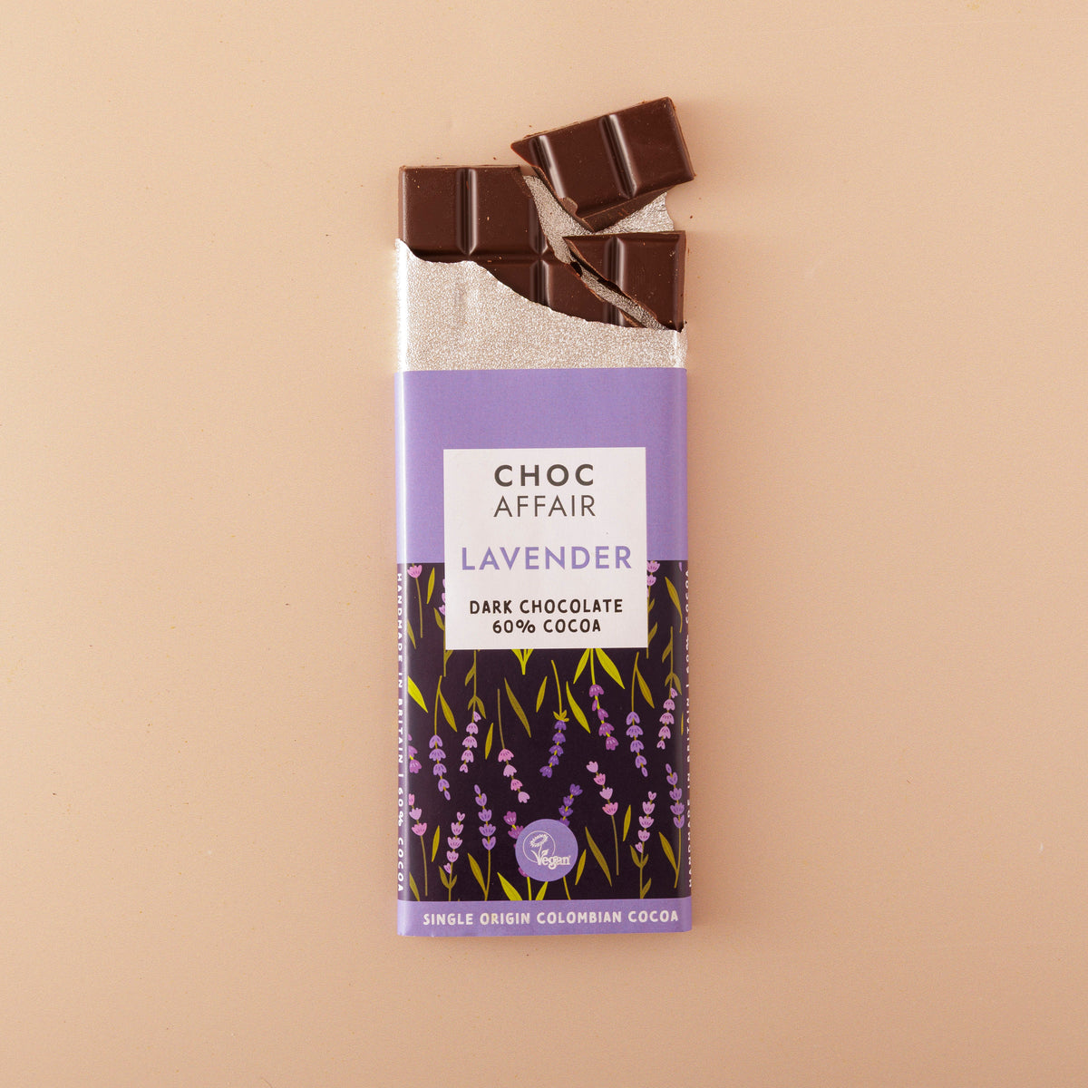Lavender Milk Chocolate Bar - 90g