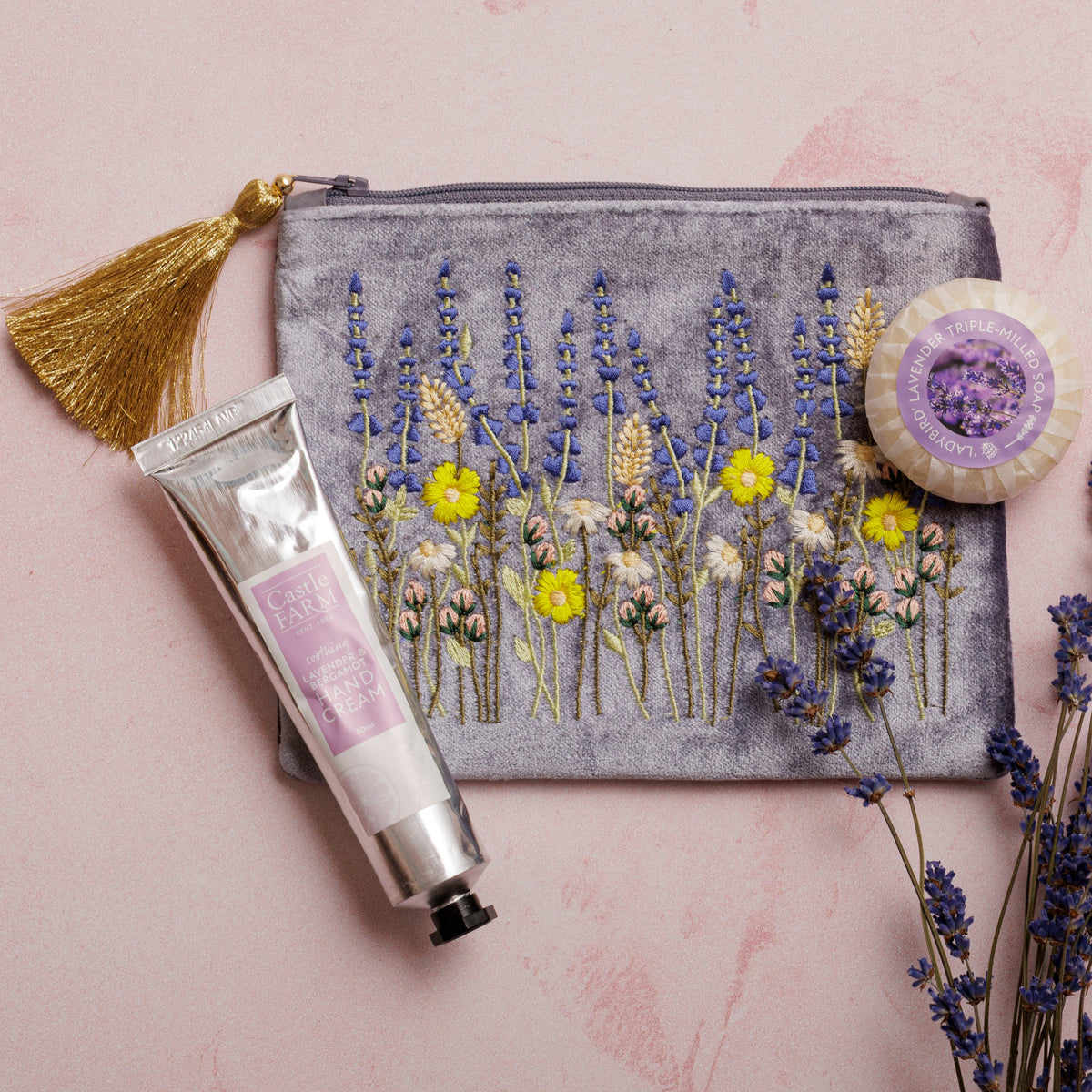 VELVET POUCH GIFT SET