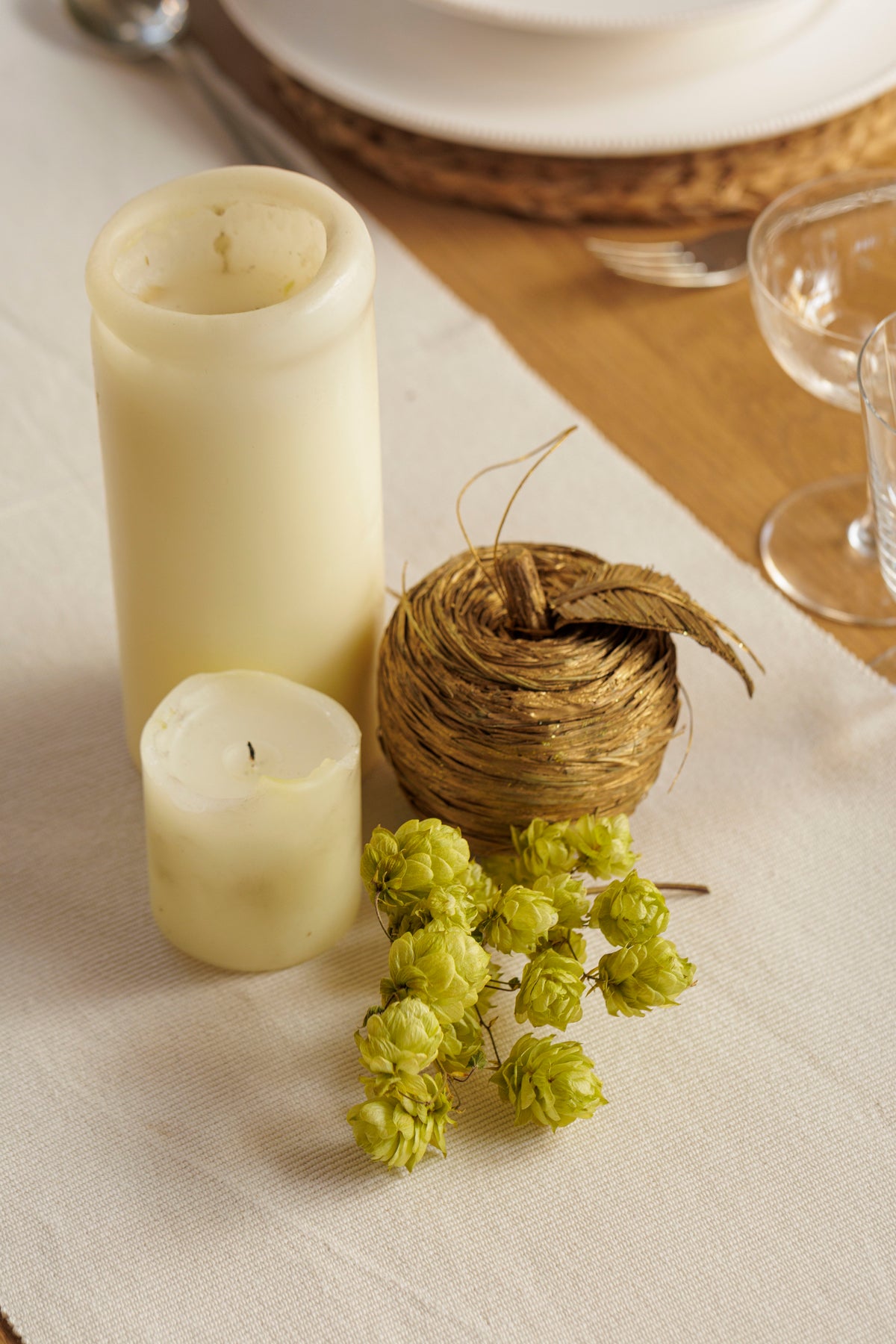 DRIED HOP BINE PIECES