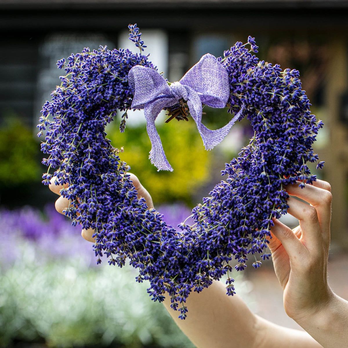 LAVENDER HEART WREATH WORKSHOP