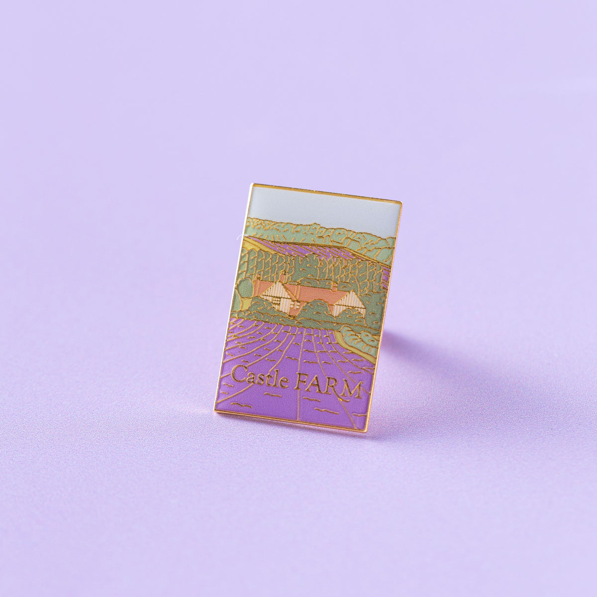 LAVENDER FIELDS ENAMEL PIN