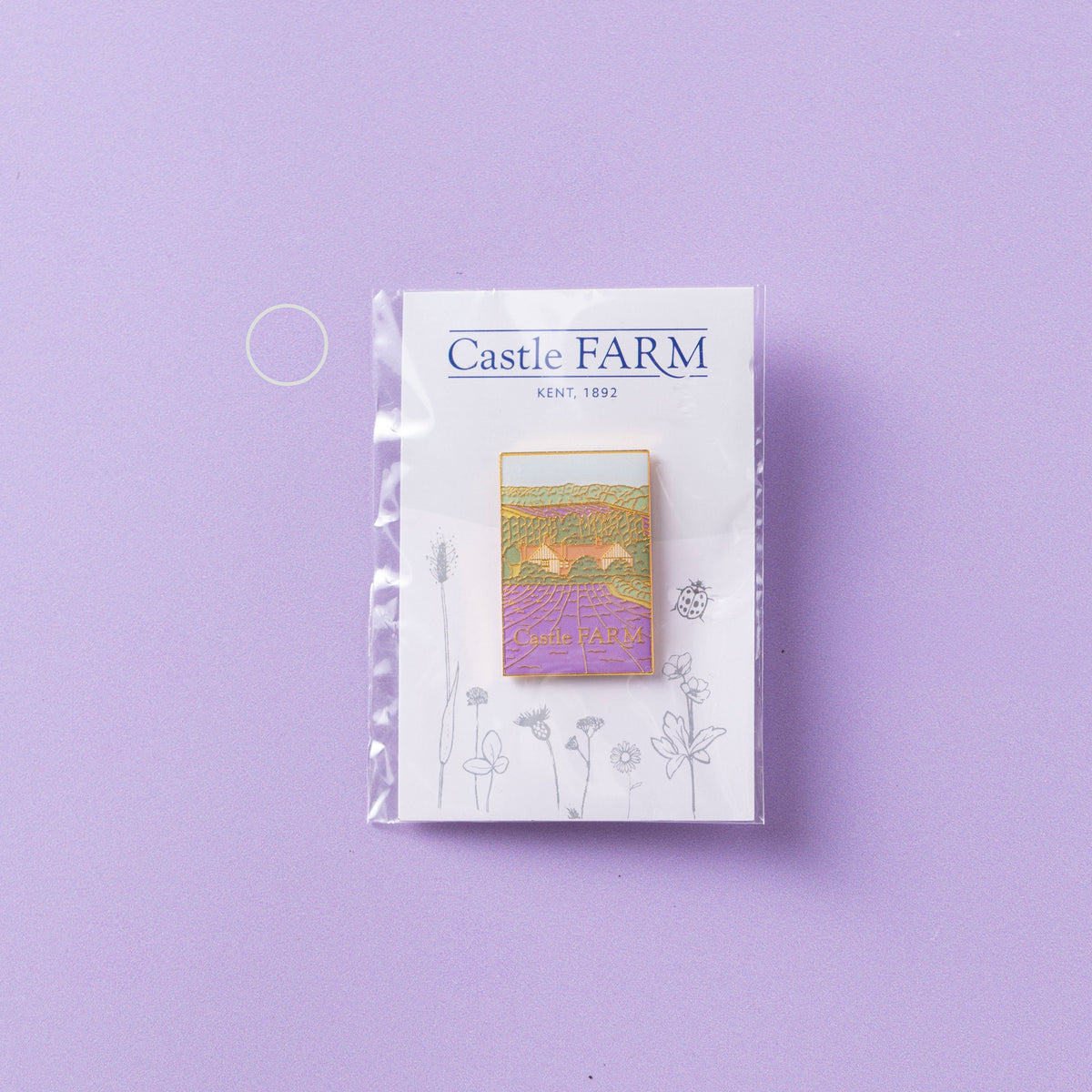 LAVENDER FIELDS ENAMEL PIN