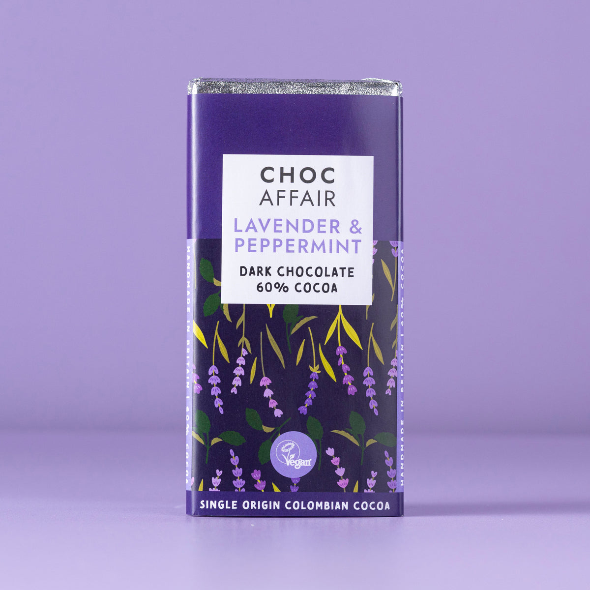 LAVENDER PEPPERMINT DARK CHOCOLATE