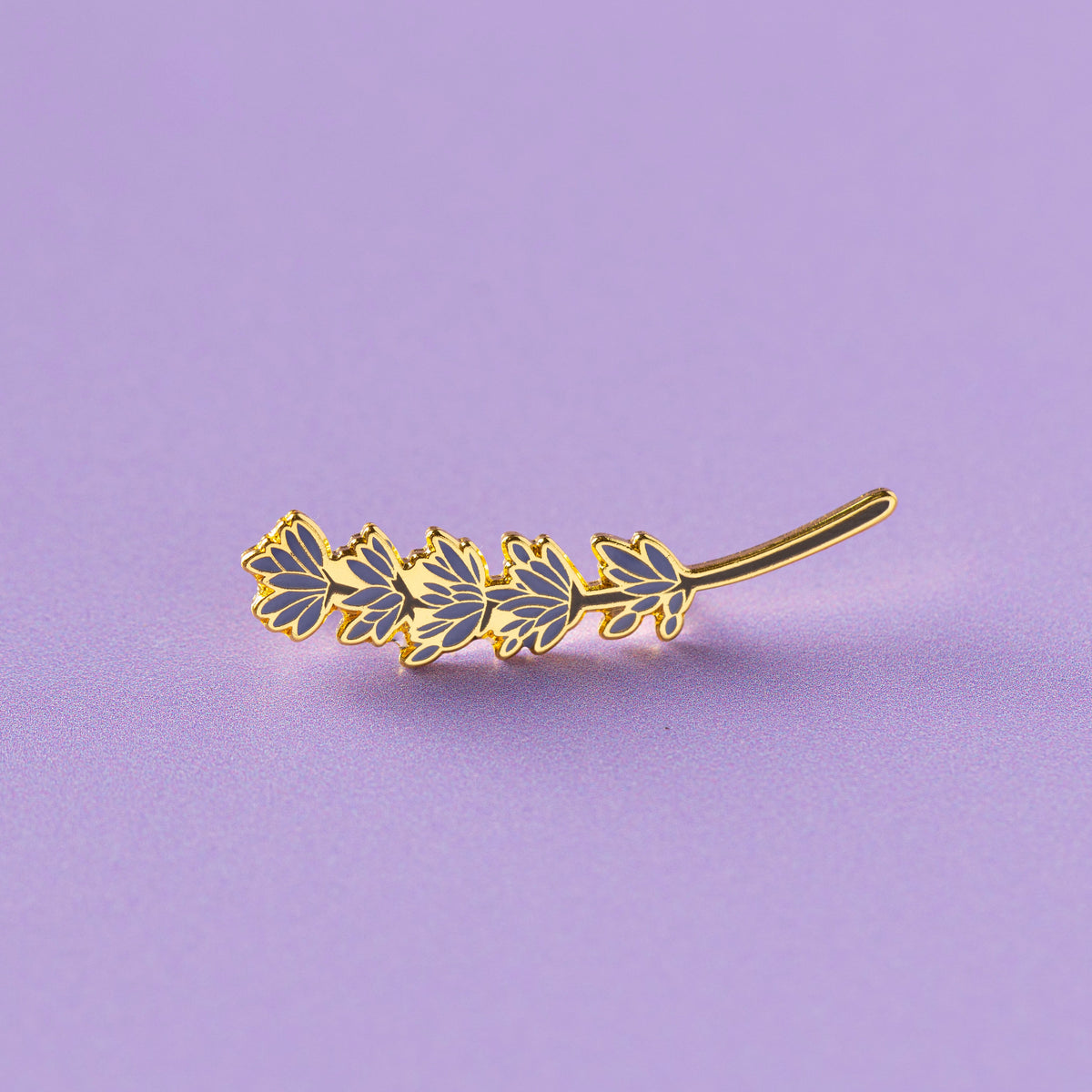 LAVENDER SPRIG ENAMEL PIN