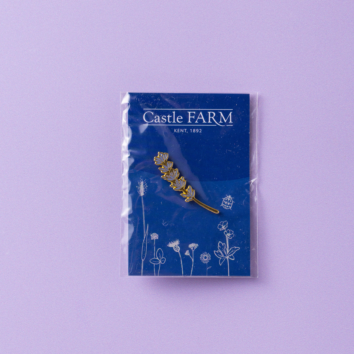 LAVENDER SPRIG ENAMEL PIN