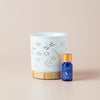 OIL BURNER &amp; CASTLE FARM ESSENTIAL OIL GIFT SET