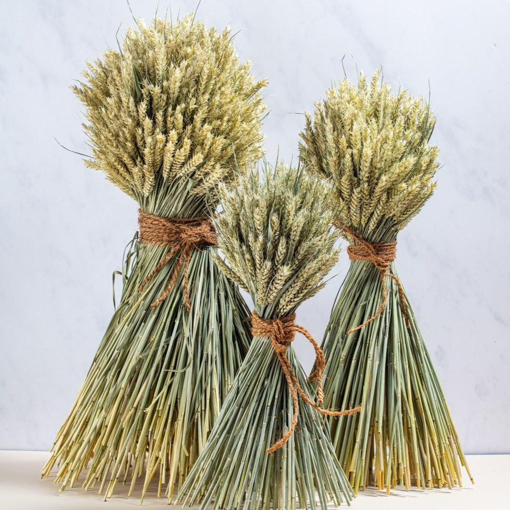 WHEAT STOOK - GREEN