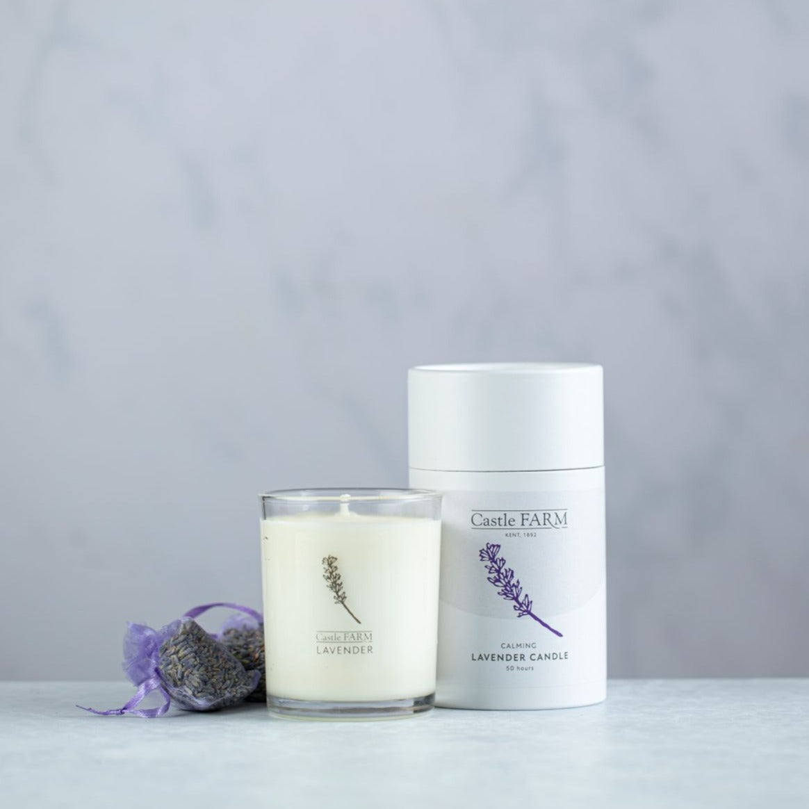 LAVENDER SCENTED CANDLES - 50 HOURS